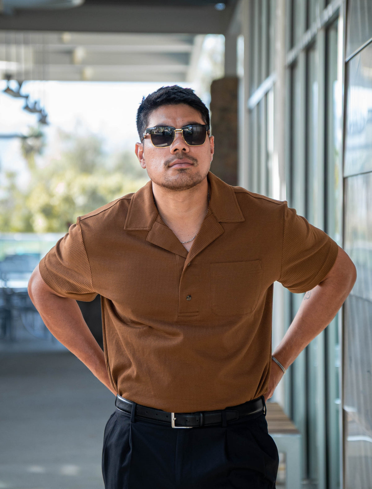Resort Camp Collar Polo
