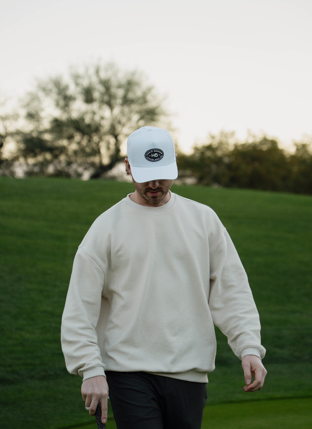 Relaxed Fit Textured Crew
