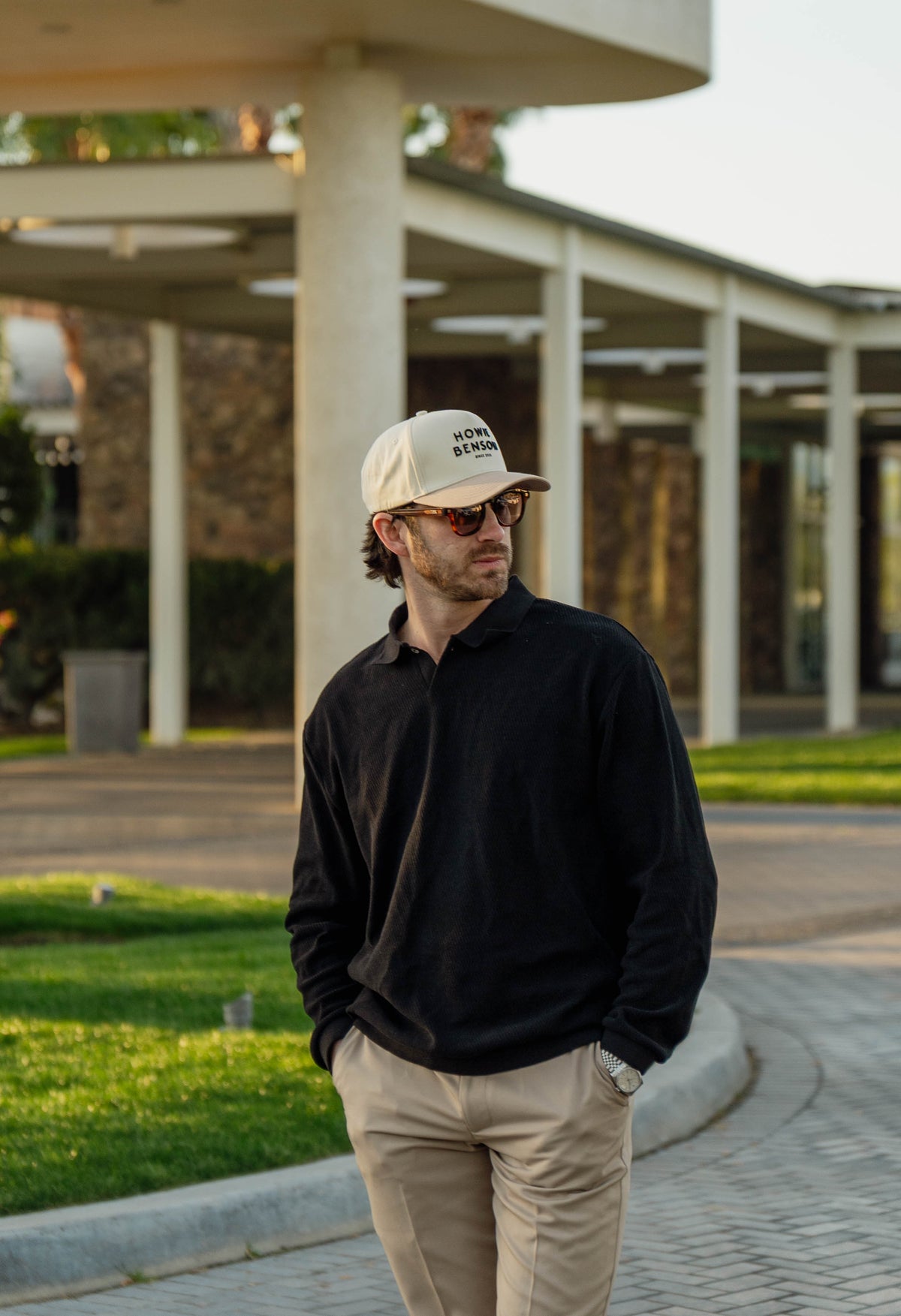 Single Button Polo Pullover