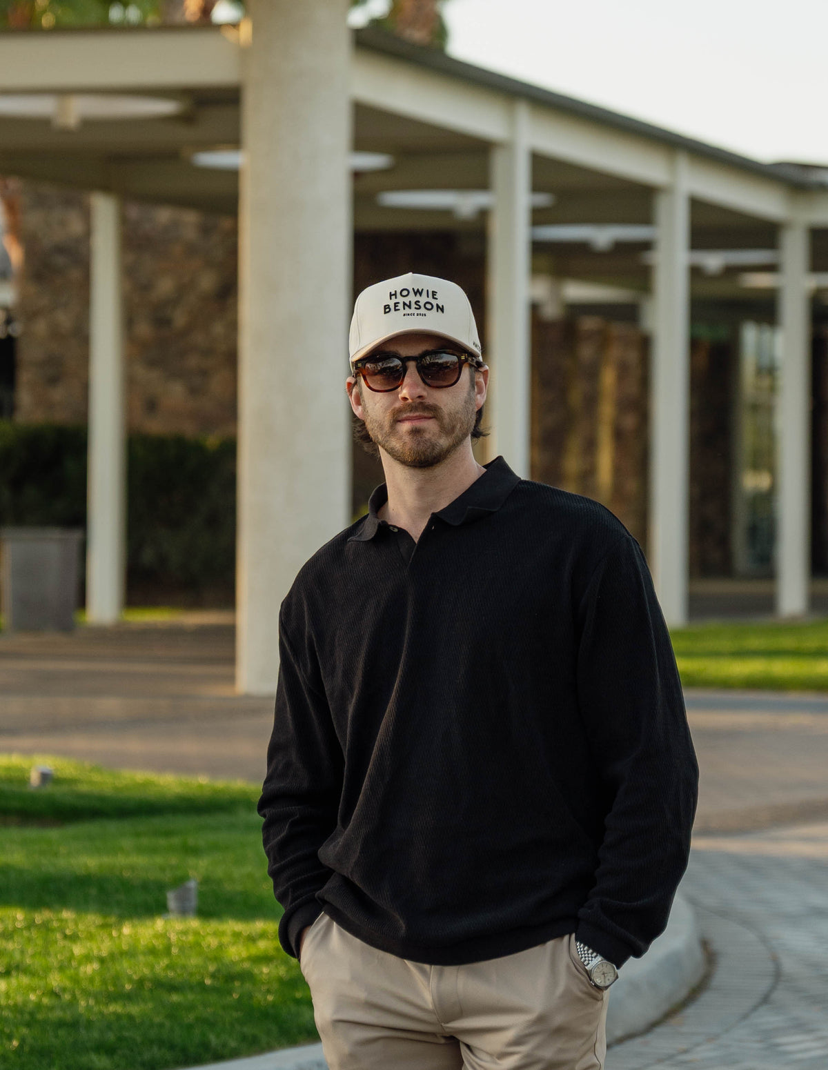 Single Button Polo Pullover